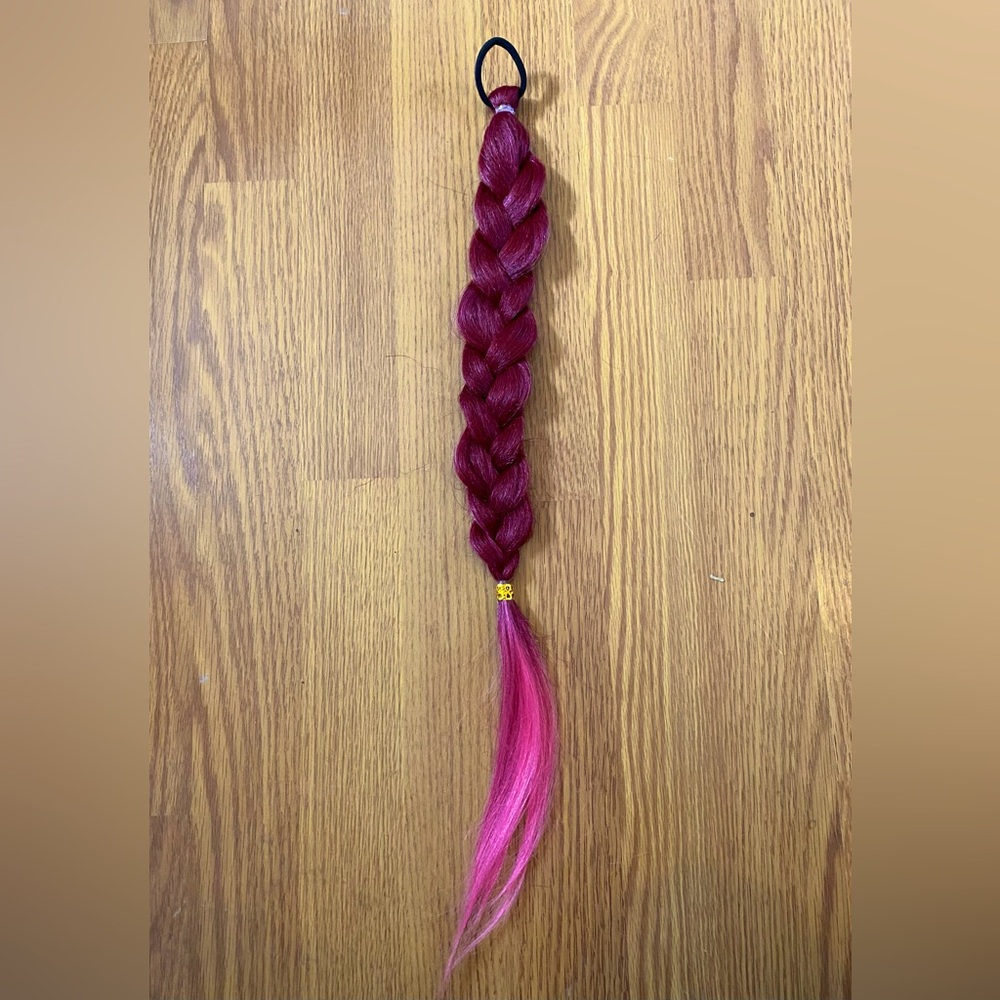 Handmade festival hair braid tie